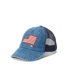 Polo Ralph Lauren Flag Denim Baseball Hat
